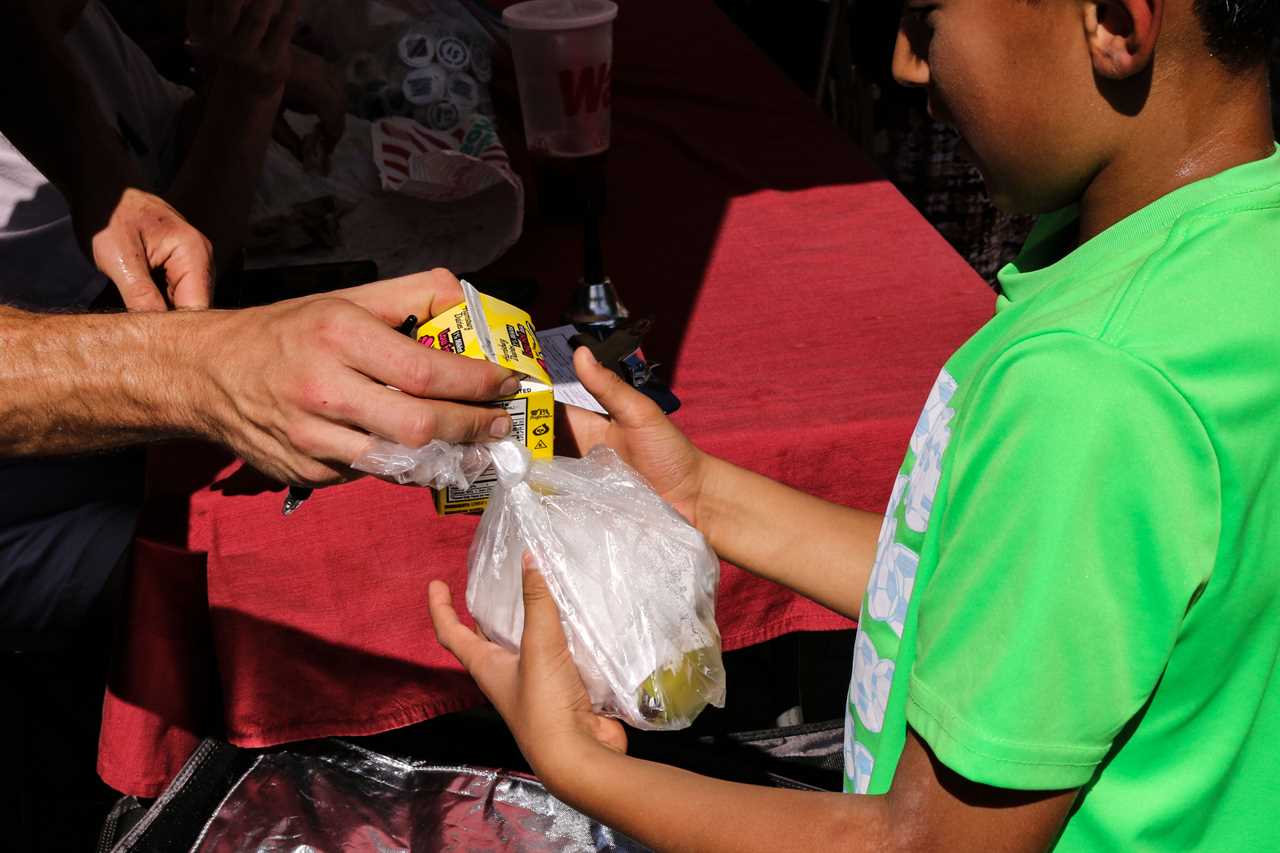 Last-minute pressure to feed children in the summer