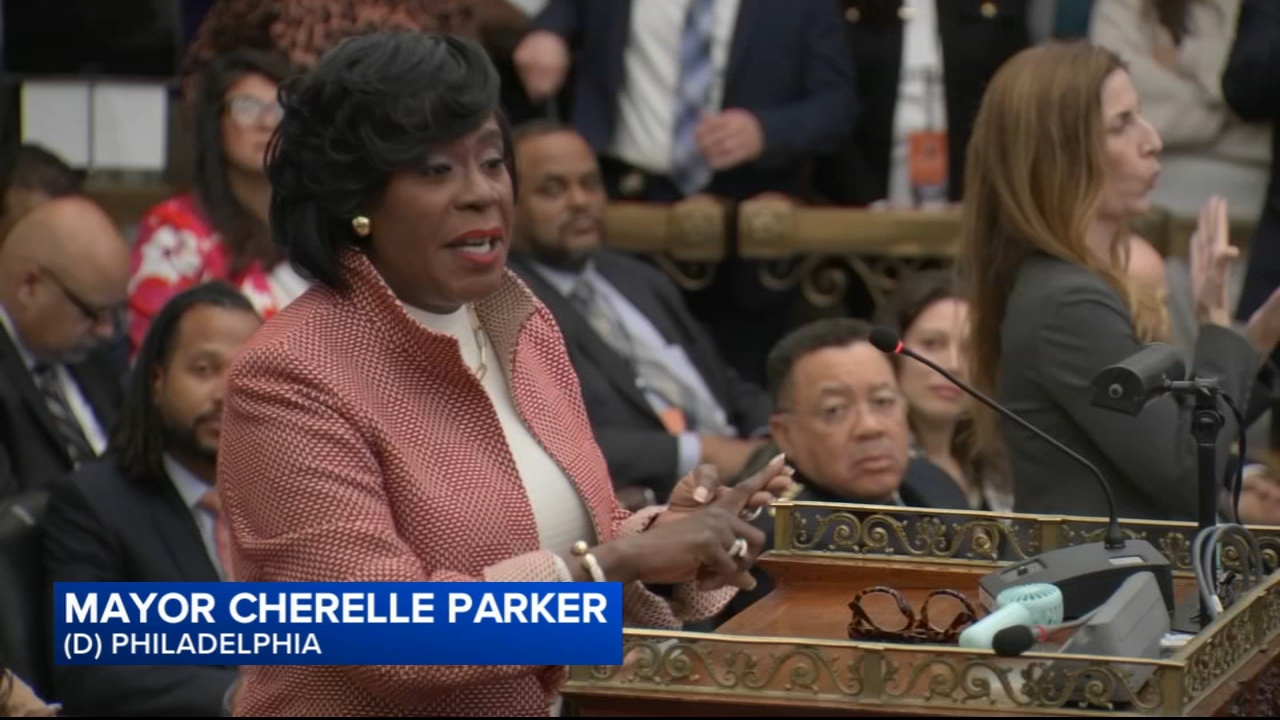 Philadelphia Mayor Cherelle Parker delivers 1st budget address, including police funding, street paving, public safety - 6abc Philadelphia