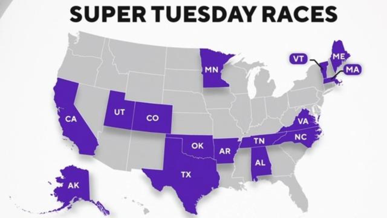 What is Super Tuesday and how does tomorrow's voting work? - CBS News