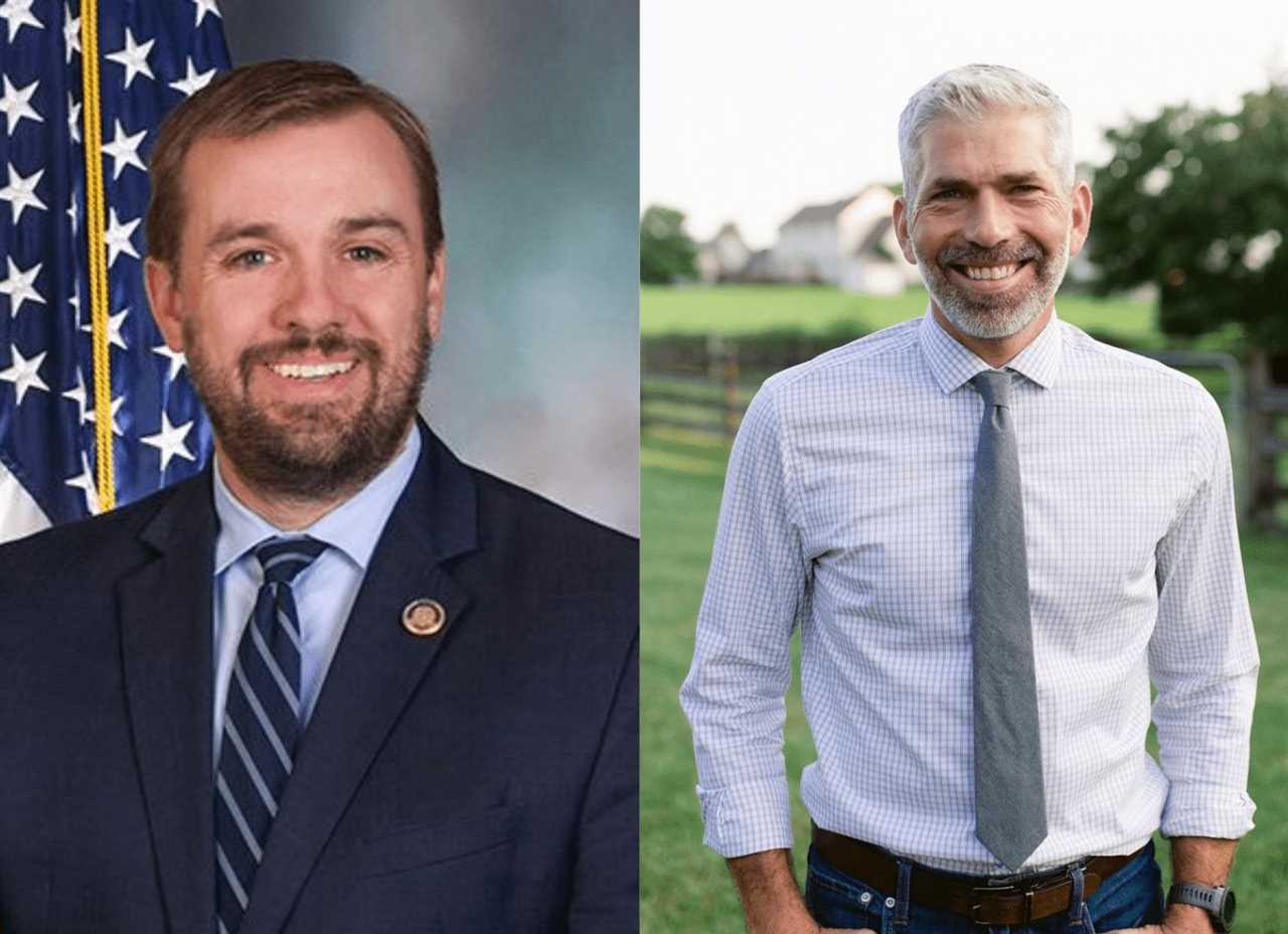 Headshots of state Rep. Bryan Cutler (left) and Dave Nissley (right)