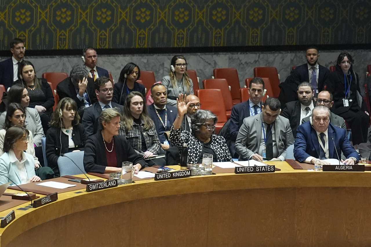 US again vetoes Gaza cease-fire resolution at UN Security Council